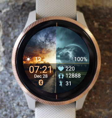 Garmin Watch Face - Different Universe