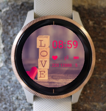 Garmin Watch Face - Love heart