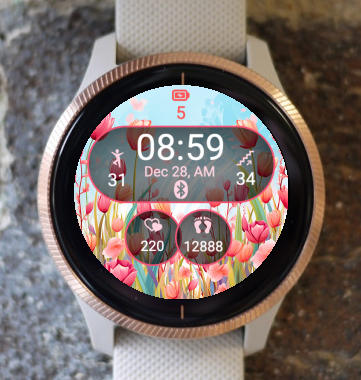 Garmin Watch Face - Spring S15