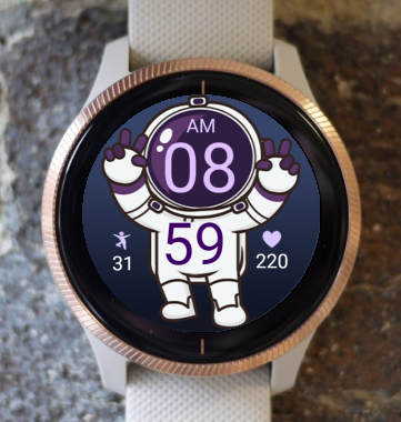 Garmin Watch Face - Hello Space