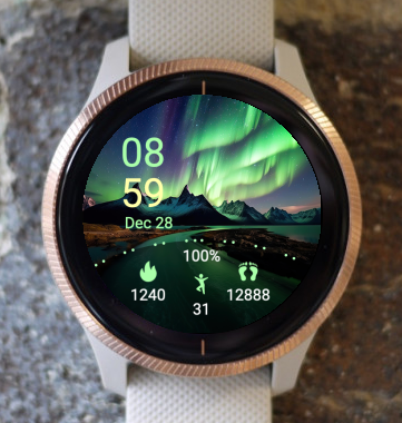 Garmin Watch Face - Nature A9