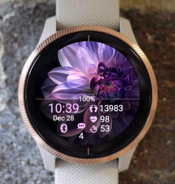 Garmin Watch Face - Jungle Flower P