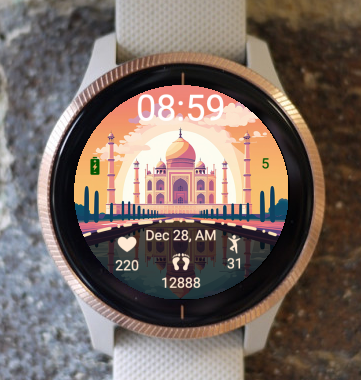 Garmin Watch Face - Taj Mahal