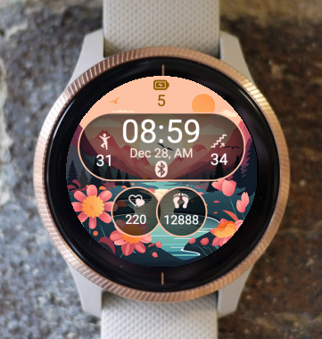 Garmin Watch Face - Sport in Nature SN02