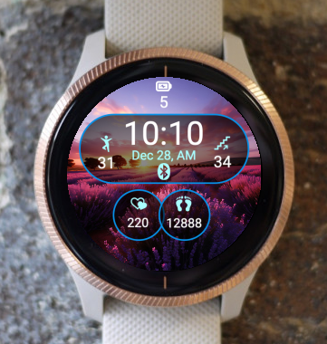 Garmin Watch Face - Sport in Nature SN09