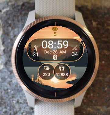 Garmin Watch Face - Sport in Nature SN05