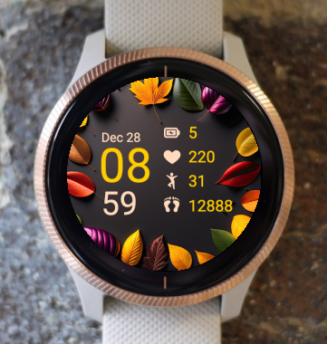 Garmin Watch Face - Autumn O6