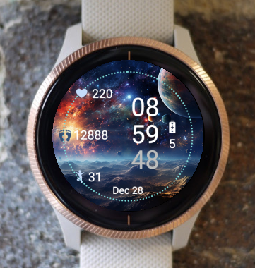 Garmin Watch Face - E-Space A1