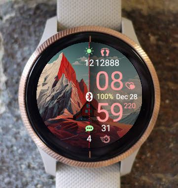 Garmin Watch Face - In The Mountains A26