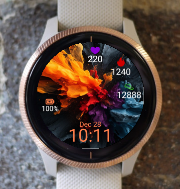 Garmin Watch Face - Paint