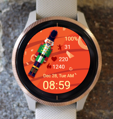 Garmin Watch Face - Christmas Nutcracker