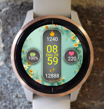 Garmin Watch Face - Floret