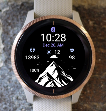 Garmin Watch Face - Lonely mountain