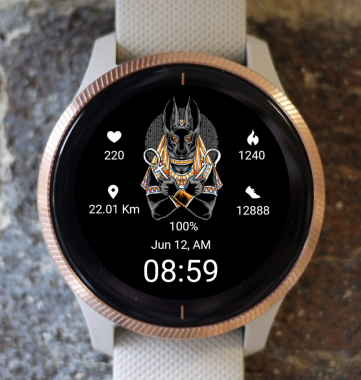 Garmin Watch Face - Face of Anubis