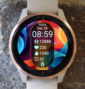 Garmin Watch Face - Abstract MC