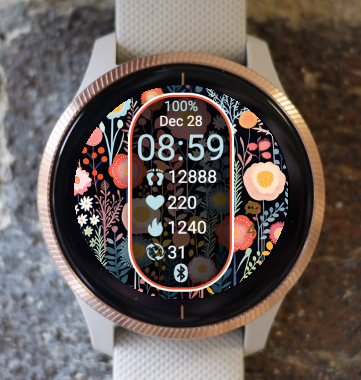 Garmin Watch Face - Spring S03