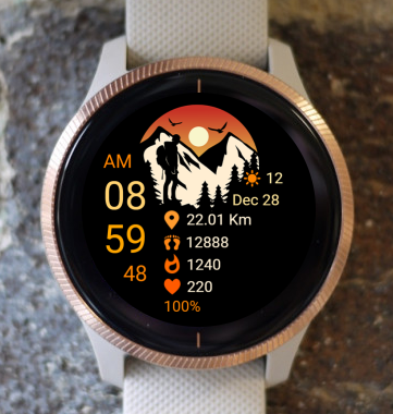 Garmin Watch Face - Hiking 03