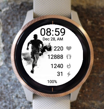 Garmin Watch Face - Sport Run