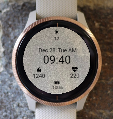 Garmin Watch Face - Grey Wool Garmin Sport