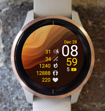 Garmin Watch Face - ECH Abstract A1