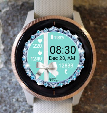 Garmin Watch Face - Breakfast at Tiffanys Garmin Sport