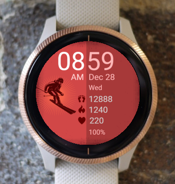 Garmin Watch Face - Ski