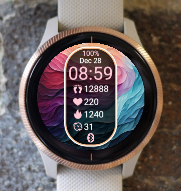 Garmin Watch Face - Abstract PR