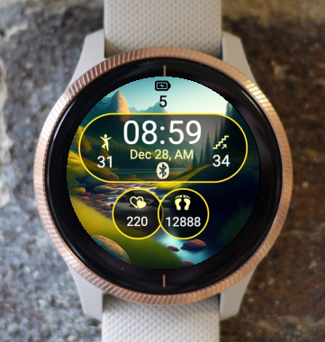 Garmin Watch Face - Sport in Nature SN01