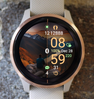 Garmin Watch Face - In The Mountains A27