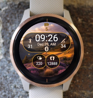 Garmin Watch Face - Sport in Nature SN08