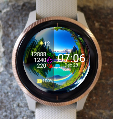 Garmin Watch Face - Globe