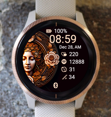 Garmin Watch Face - Mandala M8