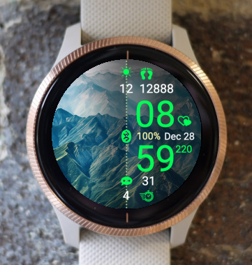 Garmin Watch Face - In The Mountains A16