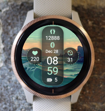 Garmin Watch Face - Ocean O5