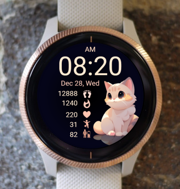 Garmin Watch Face - Cat 06