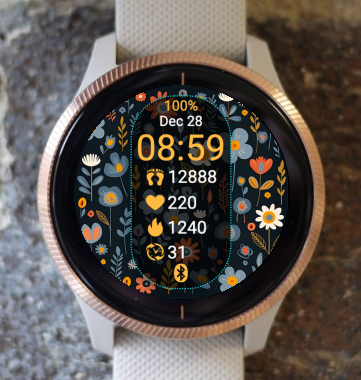 Garmin Watch Face - Spring S06