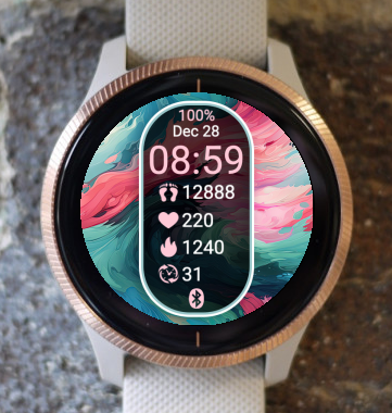 Garmin Watch Face - Abstract FD