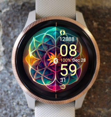 Garmin Watch Face - Mandala M7