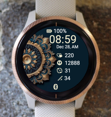 Garmin Watch Face - Mandala M13