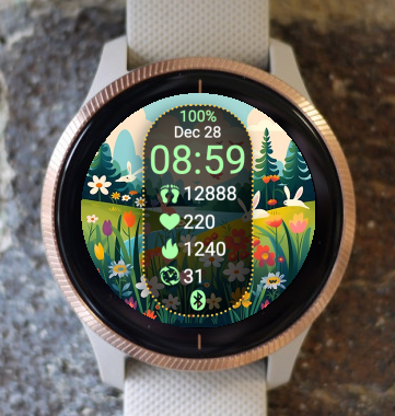 Garmin Watch Face - Spring S19