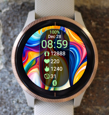 Garmin Watch Face - Abstract MG