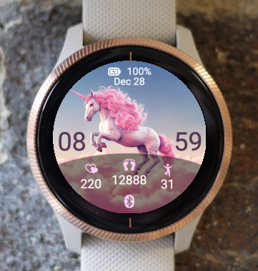 Garmin Watch Face - Unicorn