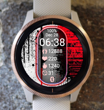 Garmin Watch Face - ECH Art Time