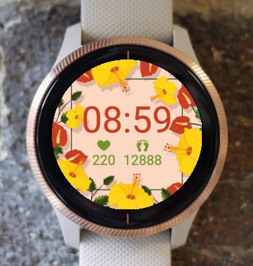 Garmin Watch Face - Summer Nature