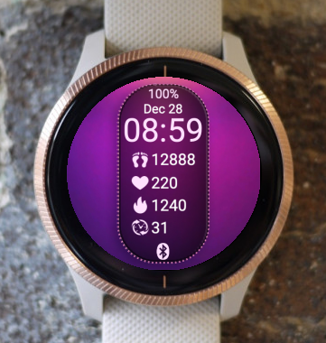 Garmin Watch Face - Gradient G5