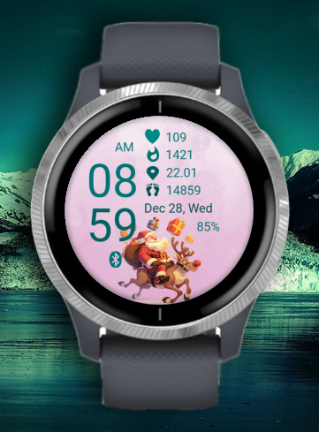 Christmas - Santa Claus and Rudoph 02