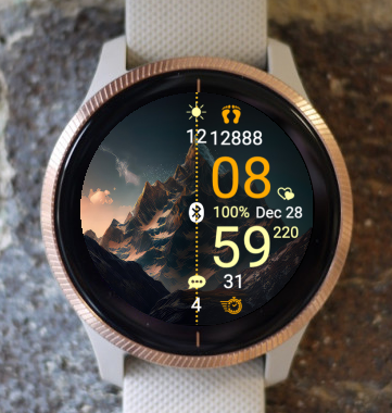 Garmin Watch Face - In The Mountains A11