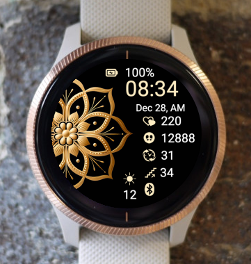 Garmin Watch Face - Mandala M37