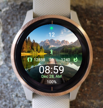 Garmin Watch Face - Nature A8