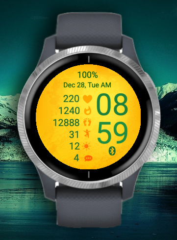 Active Time - Yellow